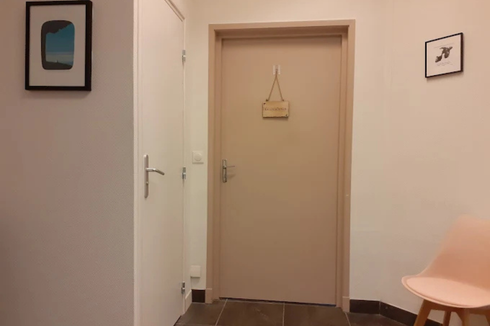 Entrée du cabinet de psychologie à Villeneuve-d'Ascq